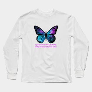 Butterfly Long Sleeve T-Shirt